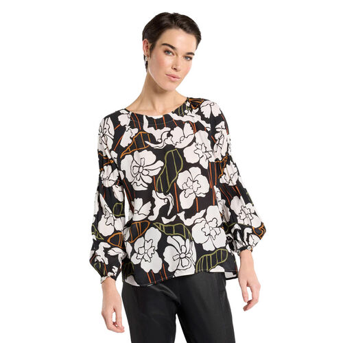 Marco Polo Floral Allure Blouse